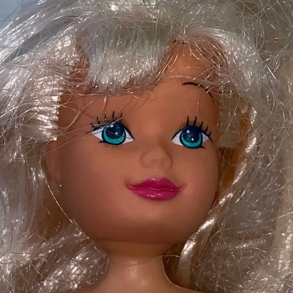 Vtg Katie Clone Fashion Doll 7 in Blonde Blue Eyes 1990s Articulated KidKore
